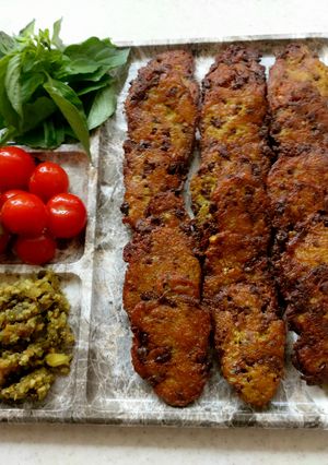 عکسی از دستور کتلت دل مرغ