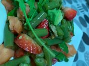 Una foto de salsa de rúcula