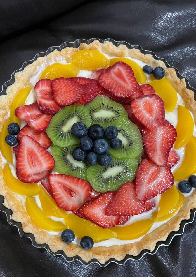 Una foto de Tarta frutal