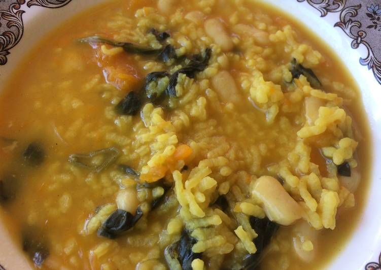 Arroz con habichuelas muy fácil