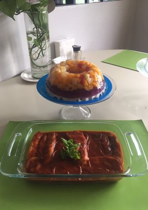 Una foto de Tortitas de flor de calabaza