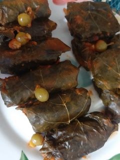 عکسی از دستور دلمه برگ مو