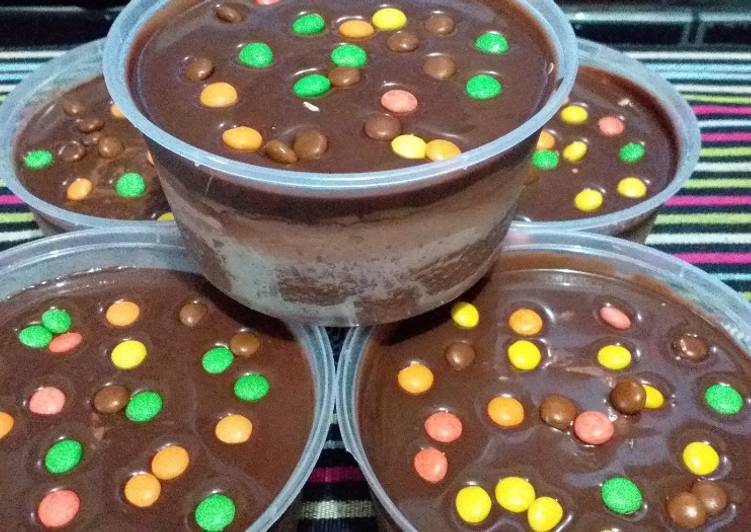 Resep Triple Chocolate  Dessert Box (Super Nyoklat) Anti Gagal