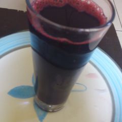 A picture of Zobo juice.