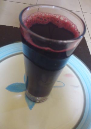 A picture of Zobo juice.