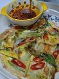 Pajeon (Korean Scallion pancake)