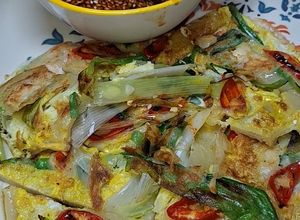 Foto resep Pajeon (Korean Scallion pancake)