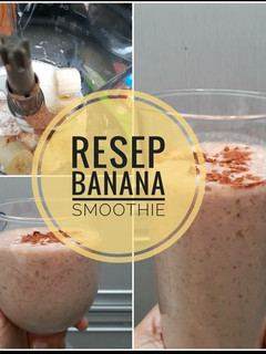Foto resep Banana Smoothie Jus Pisang Enak dan Segar