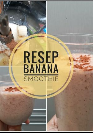 Foto resep Banana Smoothie Jus Pisang Enak dan Segar