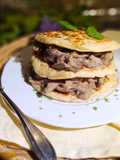 Tortitas de Sésamo rellenas de Cierva Adobada Cremosa