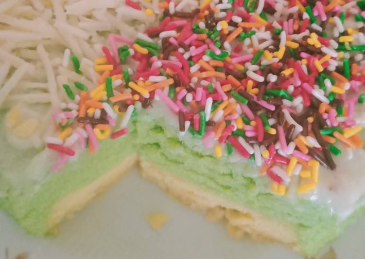 Bolu Pandan Kukus Susu Lembang