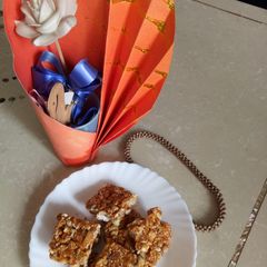 A picture of Mixed Dry Fruit Chikki.