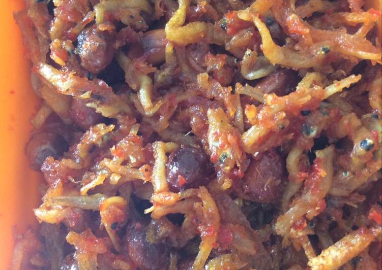 Cara Memasak Sambel goreng teri kacang kentang #BikinRamadhanBerkesan yang Lezat