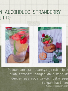 Foto resep 41 BA. Non Alcoholic Strawberry Mojito 🍓🌿