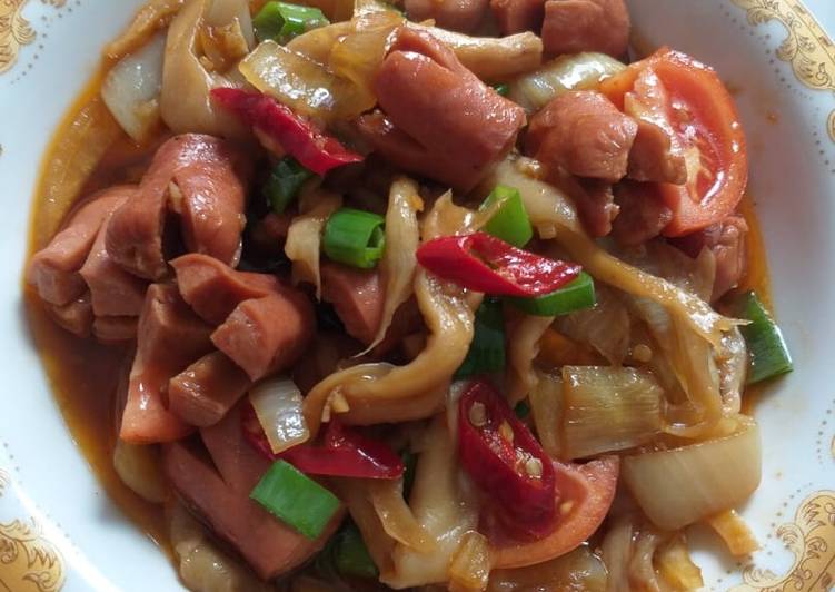 Tumis Jamur & Sosis