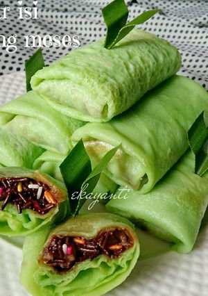 Foto resep Dadar isi pisang meses