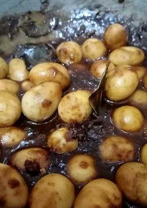Foto resep Telur puyuh bumbu petis