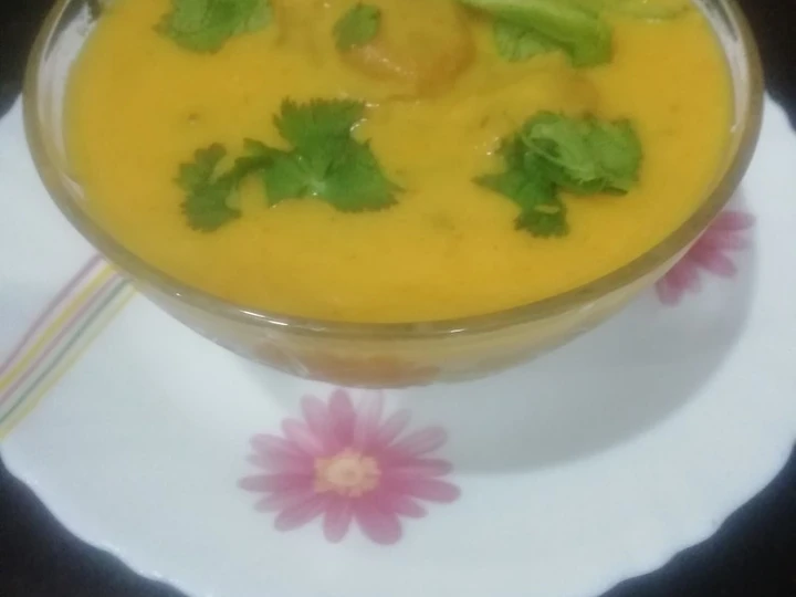 Easy Way Make Methi Pakoda Kadhi which Delicious