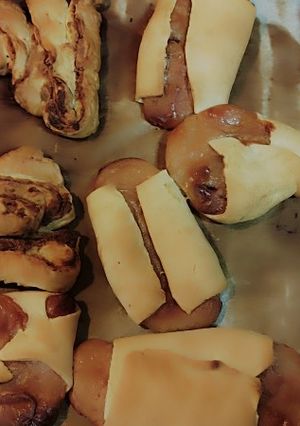 Une photo de Pâtisserie au lotus de Noël & bouchées à la crème