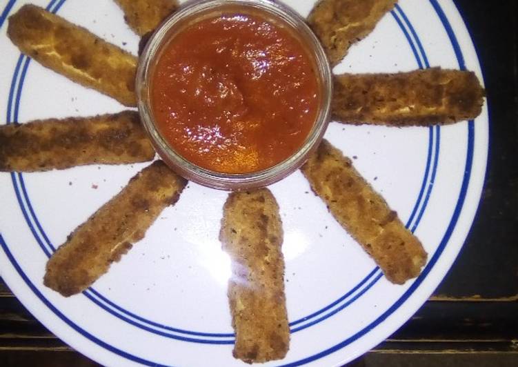 Steps to Prepare Any-night-of-the-week Faux &#34;mozzarella&#34; sticks