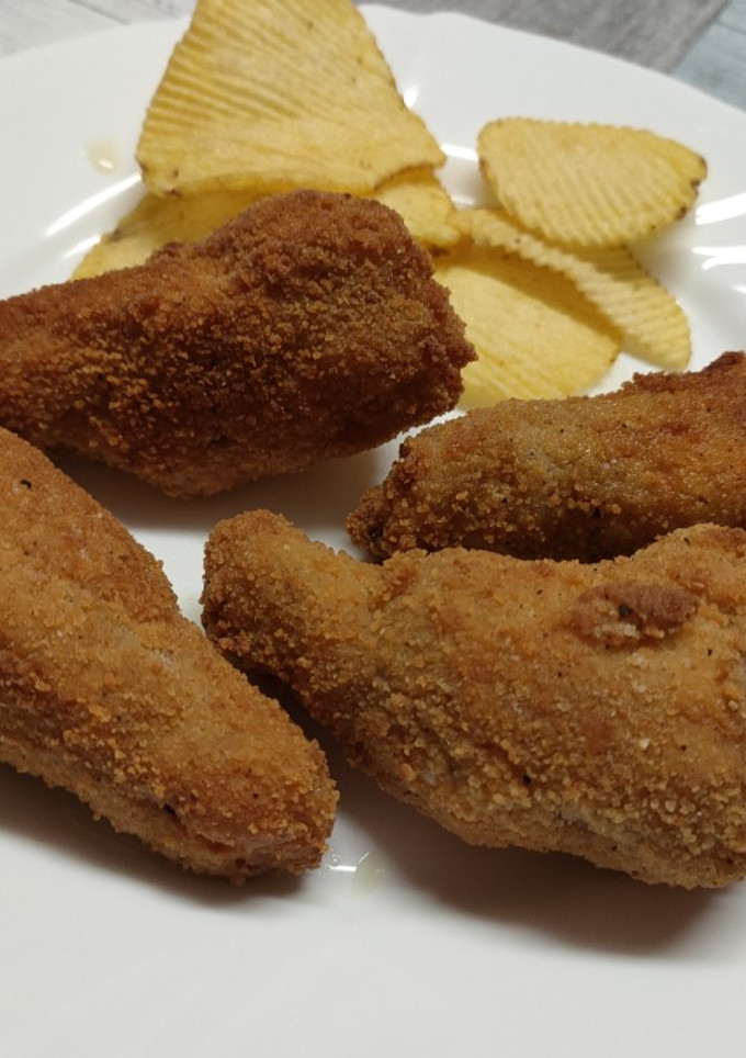 Una foto de Alitas de pollo crujiente 🍗🍗