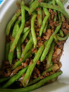 Foto resep Baby buncis cah daging giling