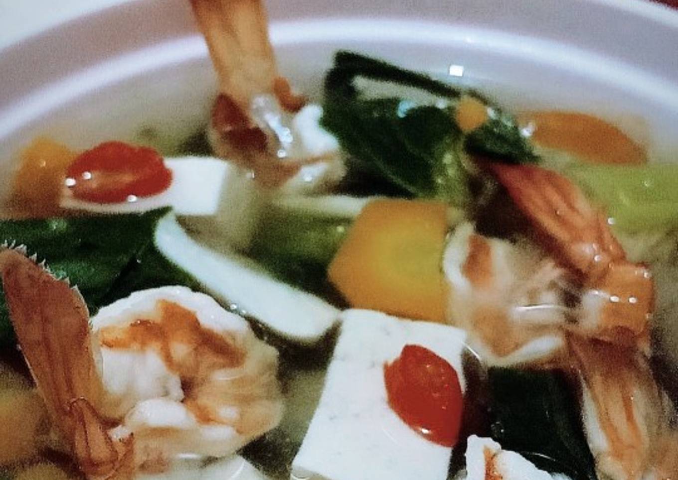 Sup Sawi Tahu Udang