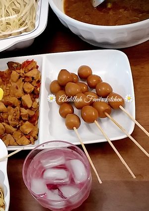 Foto resep Sate telur puyuh sedap menul menul ala Abdillah fam