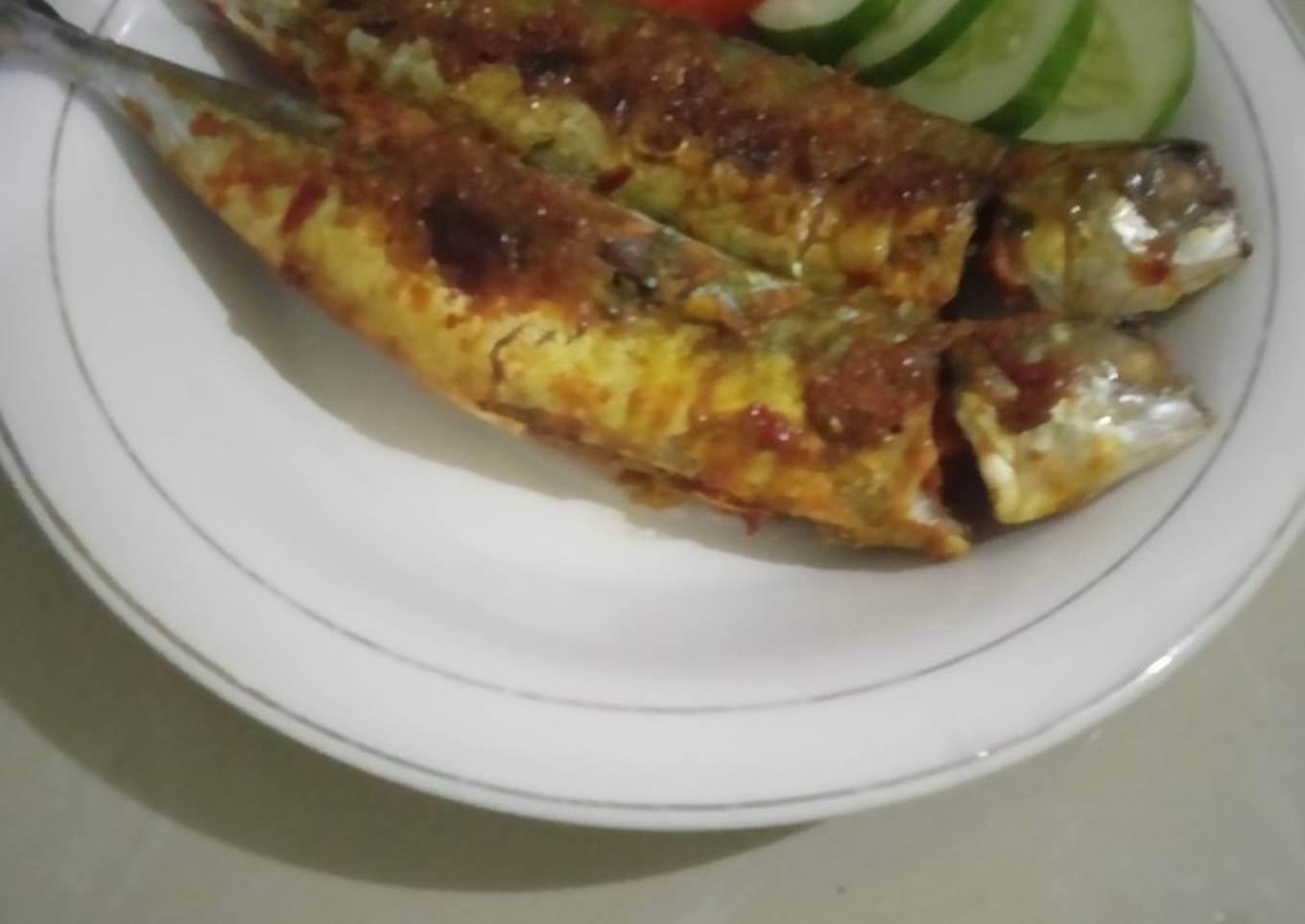 Ikan layang bakar teflon