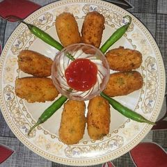 A picture of Corn cheese cutlet.