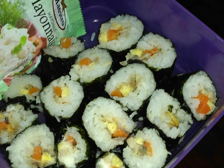 Cara Sederhana Membikin Resep  Onigiri Tuna yang Enak, Sempurna
