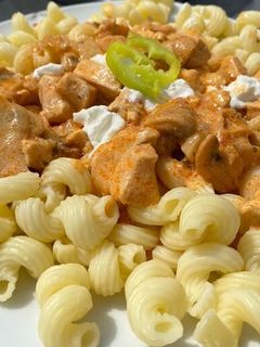Csirkemell pörkölt gombával 🍄🐥 recept fotója