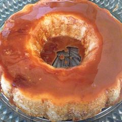 A picture of Cream Cheese Flan.