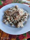 Ñoquis de batata con zanahoria