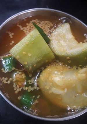A picture of Bottle gourd pickle.
