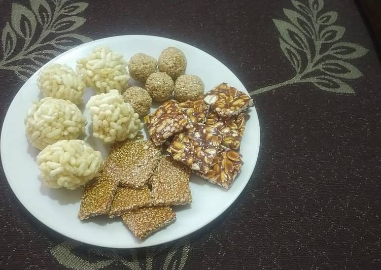 Recipe of Quick #ga 4 #week 18 # till and penutes chikki