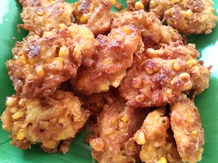 Langkah Gampang Membikin Resep Bakwan Jagung Teri Nasi yang Uenak Anti Ribet, Sempurna