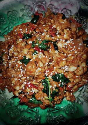 Foto resep Tempe sambel goreng kemangi