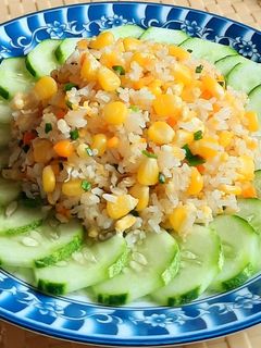 Hình của món Cơm chiên bắp ngọt.