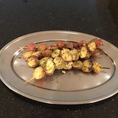 A picture of Grilled Chimichurri Potatoes.