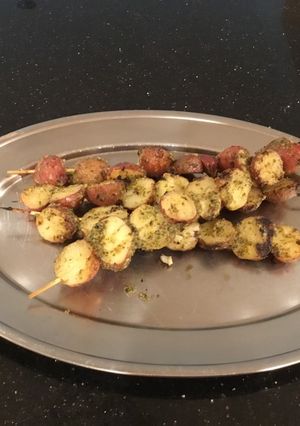 A picture of Grilled Chimichurri Potatoes.