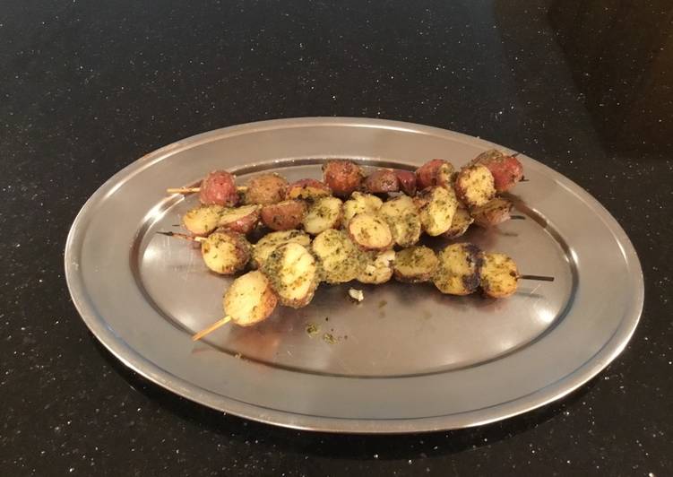 Grilled Chimichurri Potatoes