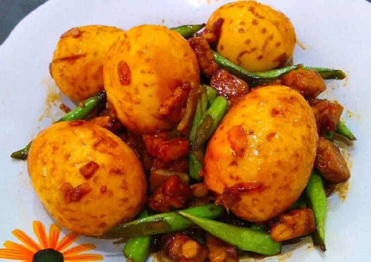 Telor Buncis Tempe Kecap