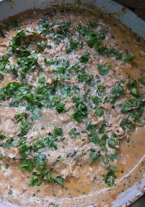 A picture of Chicken bharta.