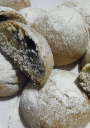 Una foto de Bollos de yogurt con relleno de chocolate