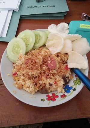 Foto resep Nasgor ati sosis 🍛