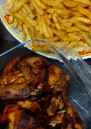 صورة لوصفة دجاج مشوي