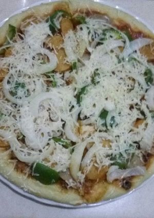 Foto resep Meat lover pizza teflon