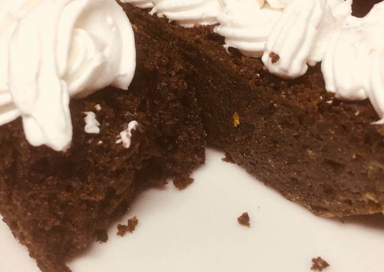 Eggless Butter-less milk-less chocolate cake