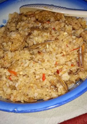Foto resep Nasi goreng ikan teri pedes